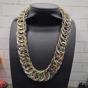 909.  White House Black Market Gold Tone Necklace